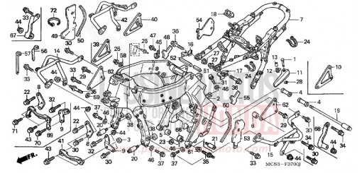 CARROSSERIE DE CHASSIS ST1300A2 de 2002